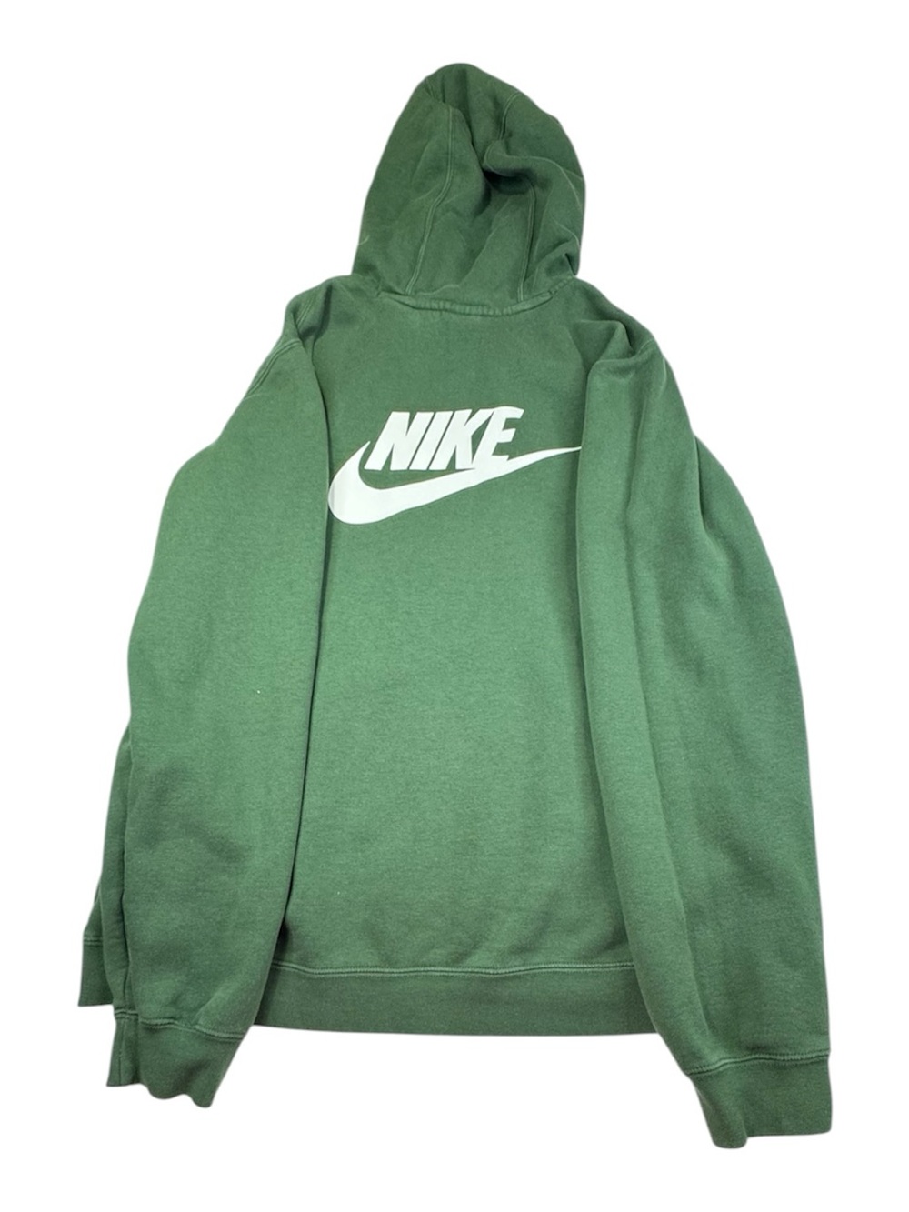 Nike x Stranger Hoodie Men's Large Green Cotton Hawkins Phys Ed Pullover Stretch - Picture 4 of 11